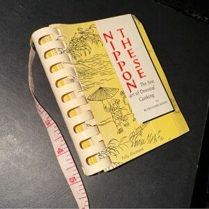 1961 Nippon These The Fine Art of Oriental Cooking Recipe Spiral Book